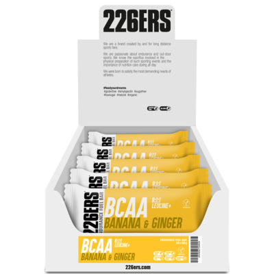 BOX ENDURANCE BAR CHOCO BITS 226ers - baton eneregtyczny o smaku bananów z imbirem, 60g. (24 sztuki)